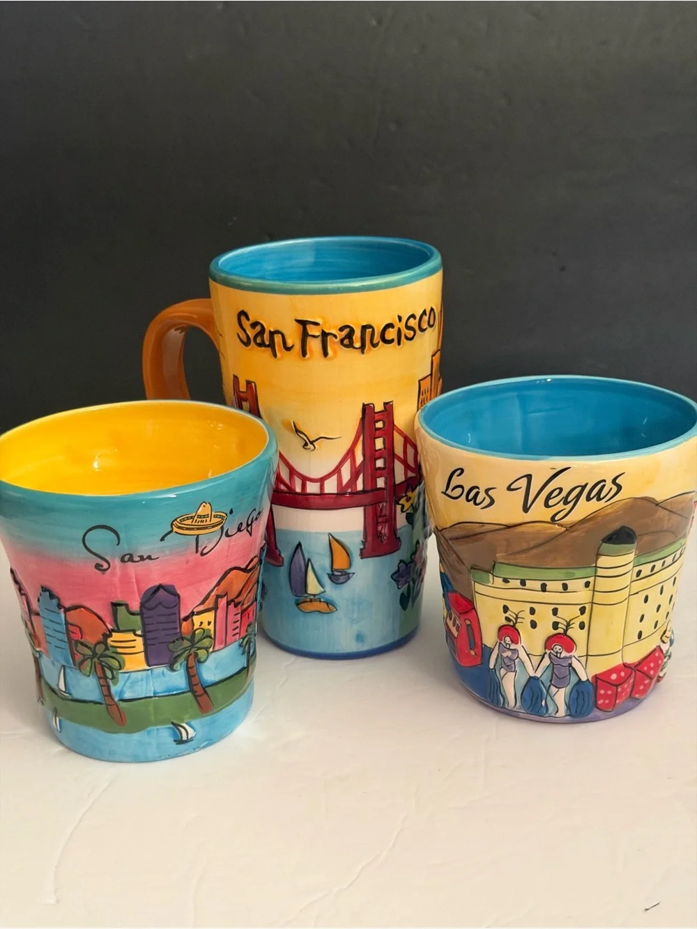 Las Vegas Hand Painted Coffee Tea  Mag